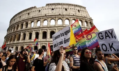 Desfile del Orgullo Gay en Roma, 11 de junio de 2016. Foto: Euronews.