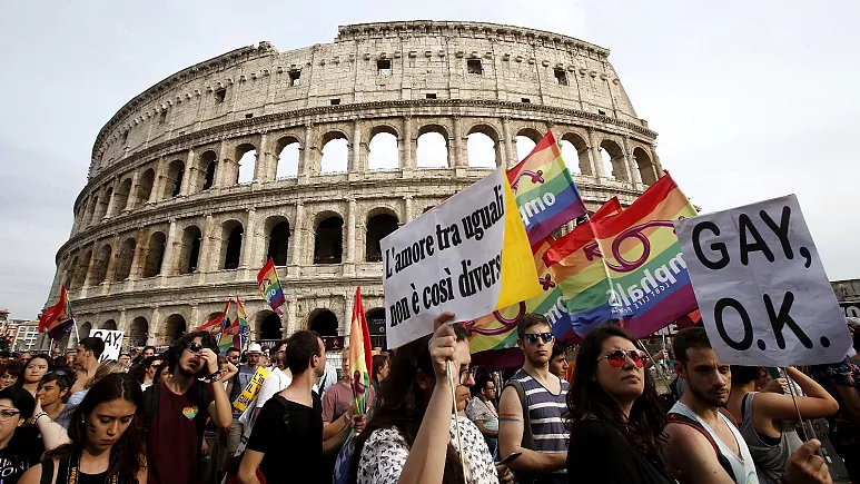 Desfile del Orgullo Gay en Roma, 11 de junio de 2016. Foto: Euronews.