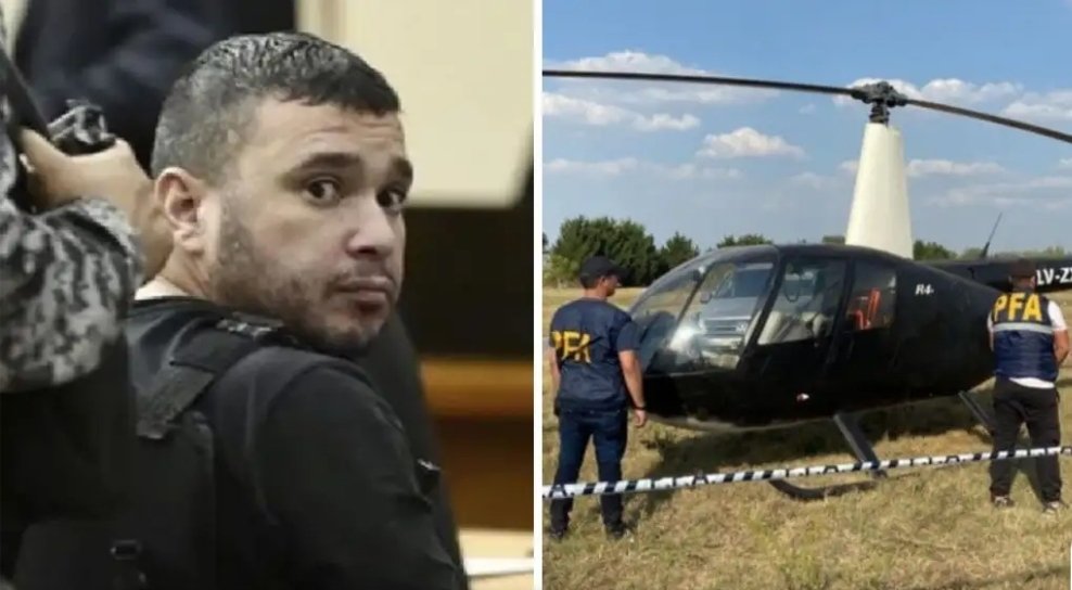 Esteban Alvarado mandó comprar un helicóptero en Paraguay. Gentileza