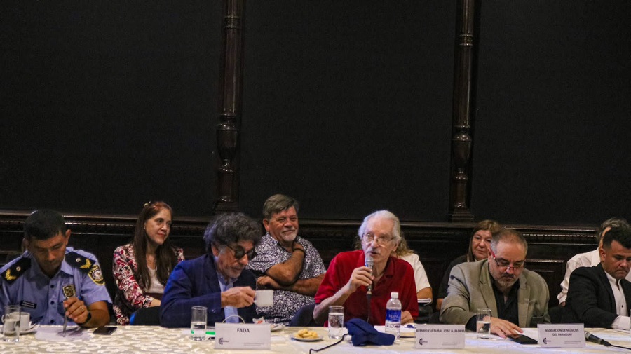 Antonio Pecci, durante la reunión del Comité Nacional de Salvaguardia del Patrimonio Cultural Inmaterial (PCI). Cortesía