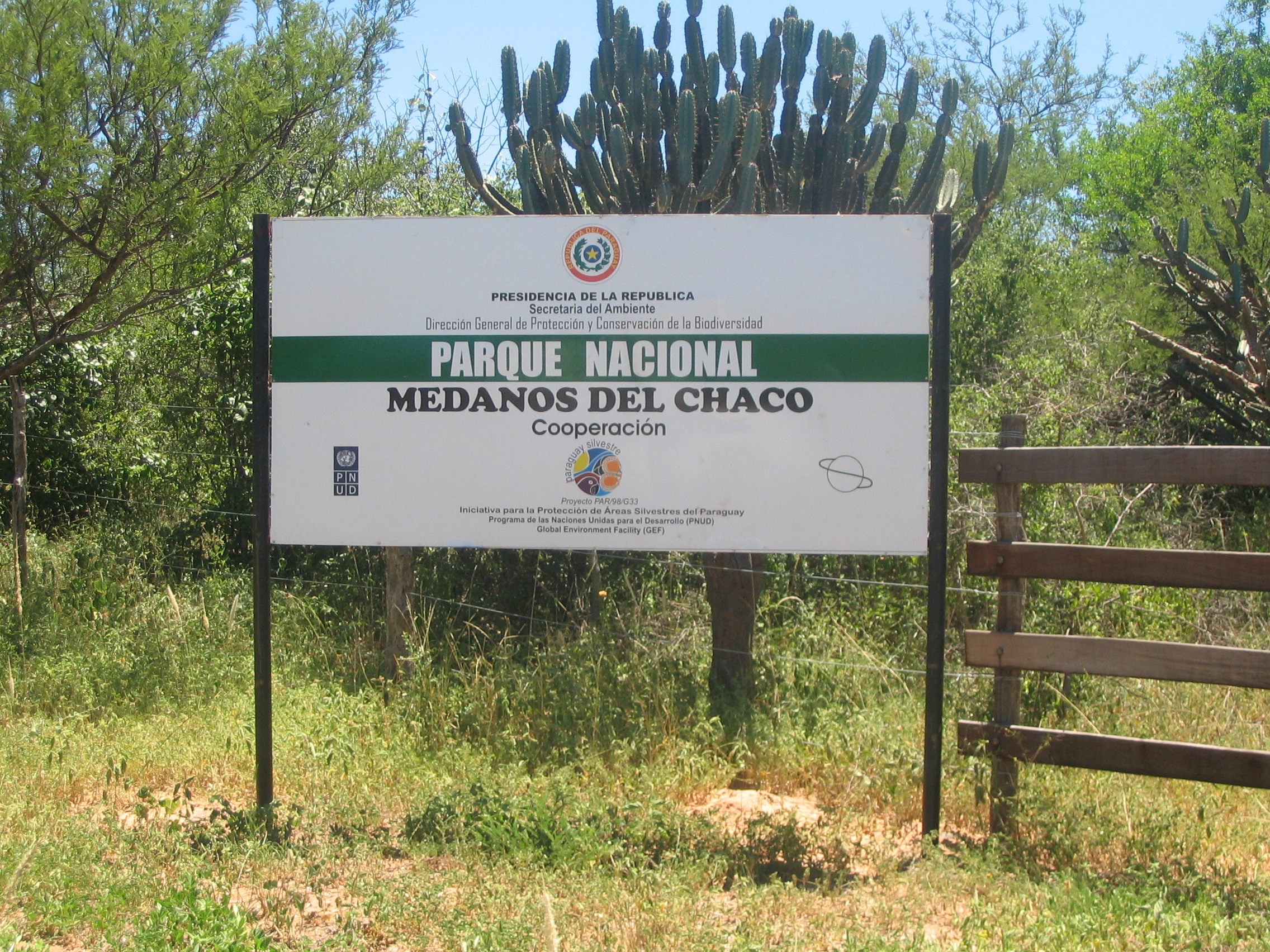 Parque Nacional Médanos del Chaco. Foto: Gentileza.