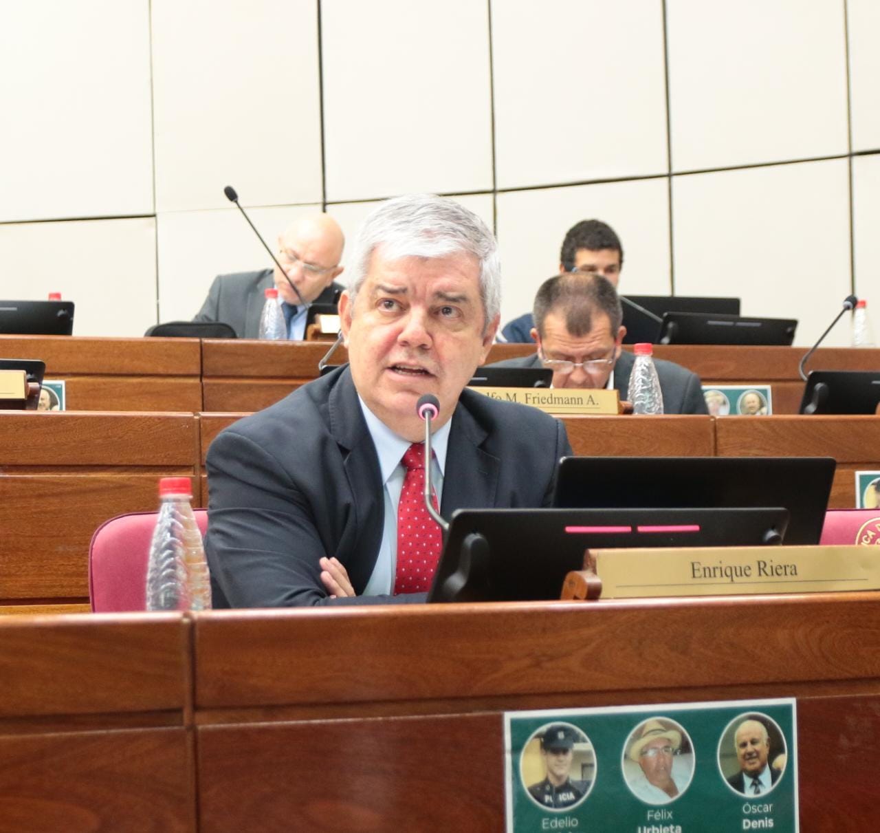 Senador Enrique Riera. Foto: Gentileza