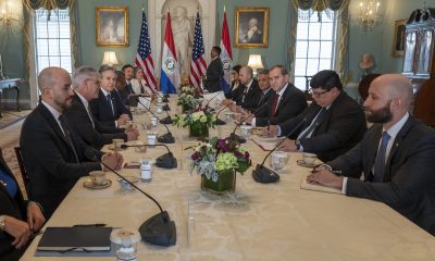 Reunión de altas autoridades de EE, UU y Paraguay. Foto: MRE.