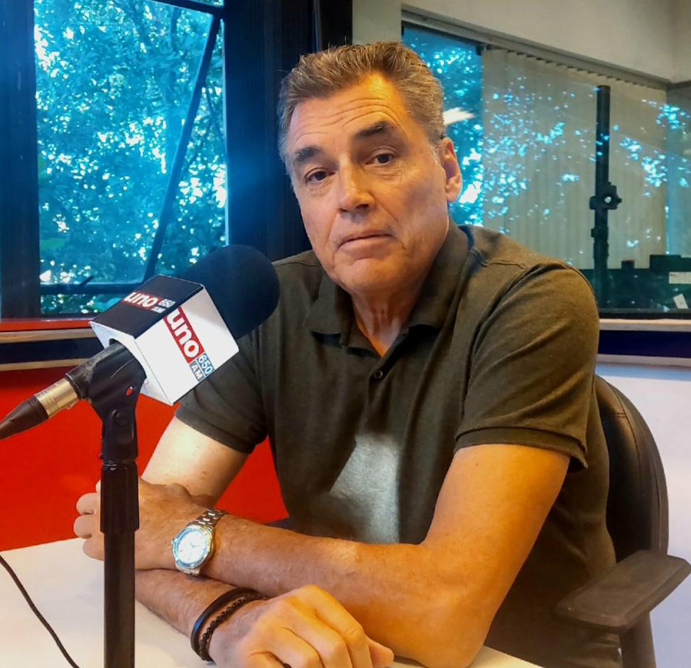 Victor Pecci, candidato al Senado. Foto: Radio Uno 650 AM.