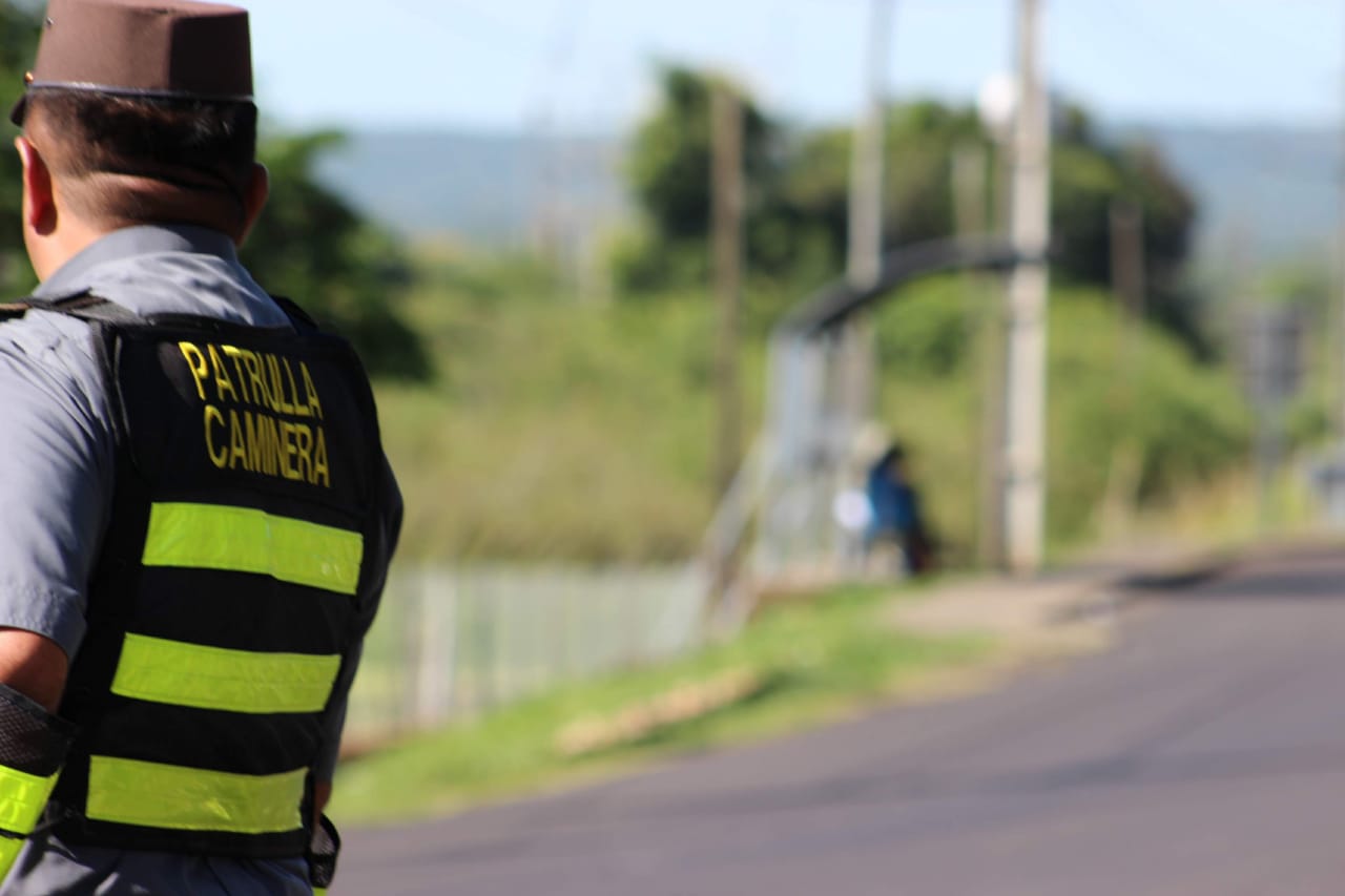 Controles de la Patrulla Caminera. Foto: MOPC