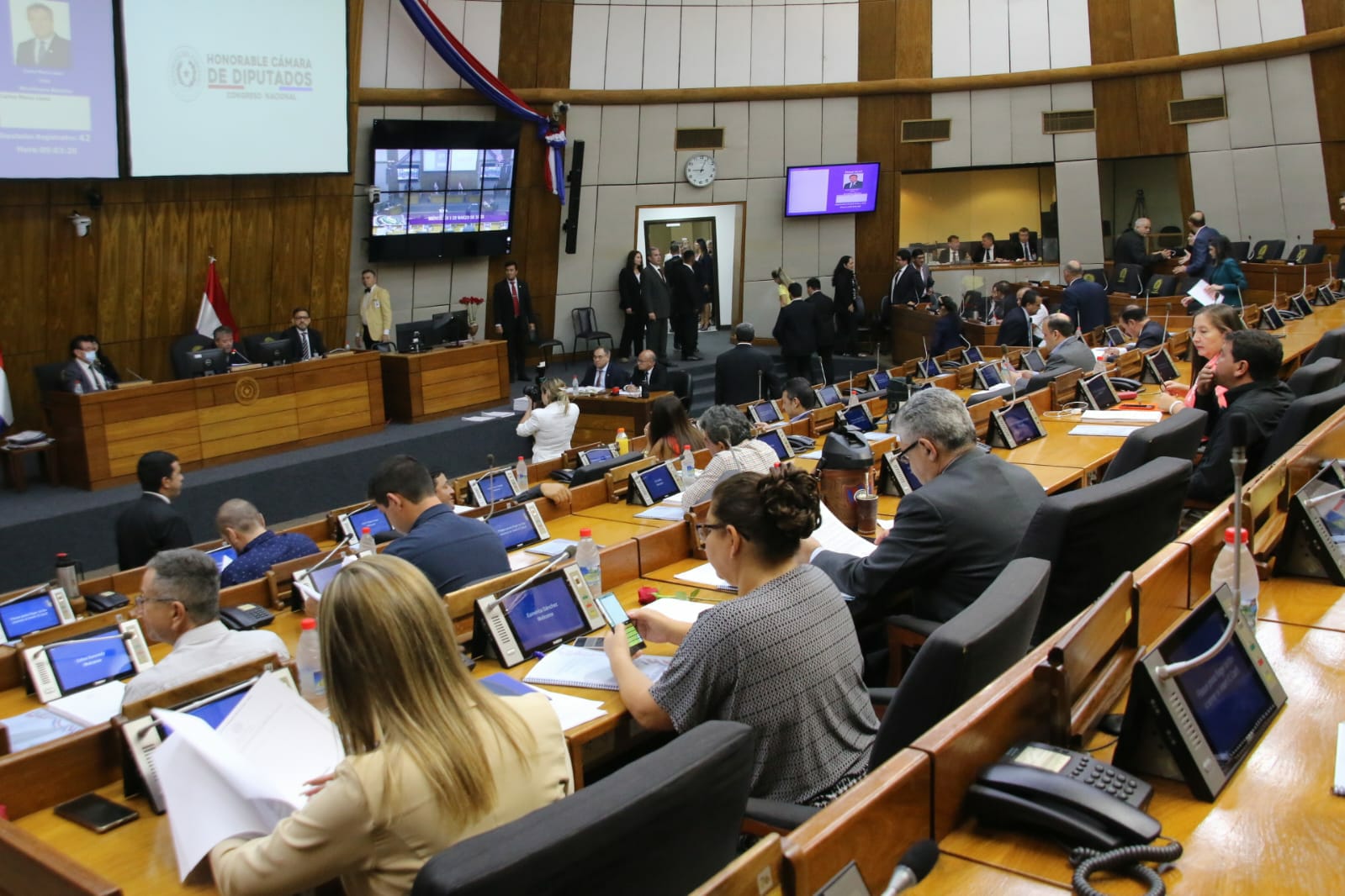 Sesión de la Cámara de Diputados. Foto: Gentileza