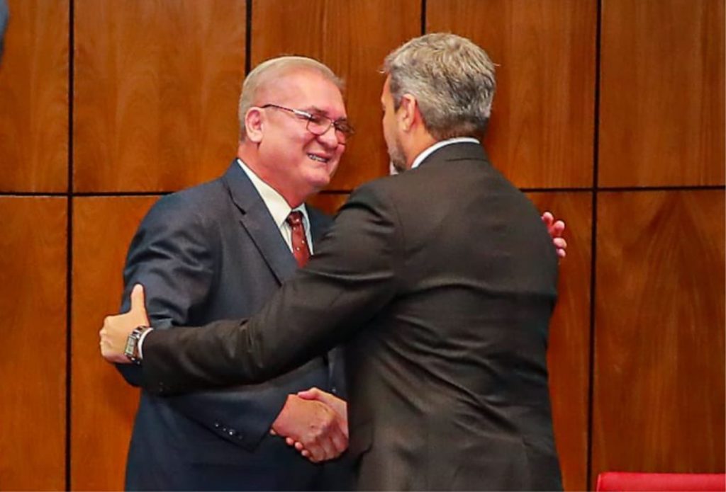 Emiliano Rolón y Mario Abdo Benítez. Foto: Gentileza