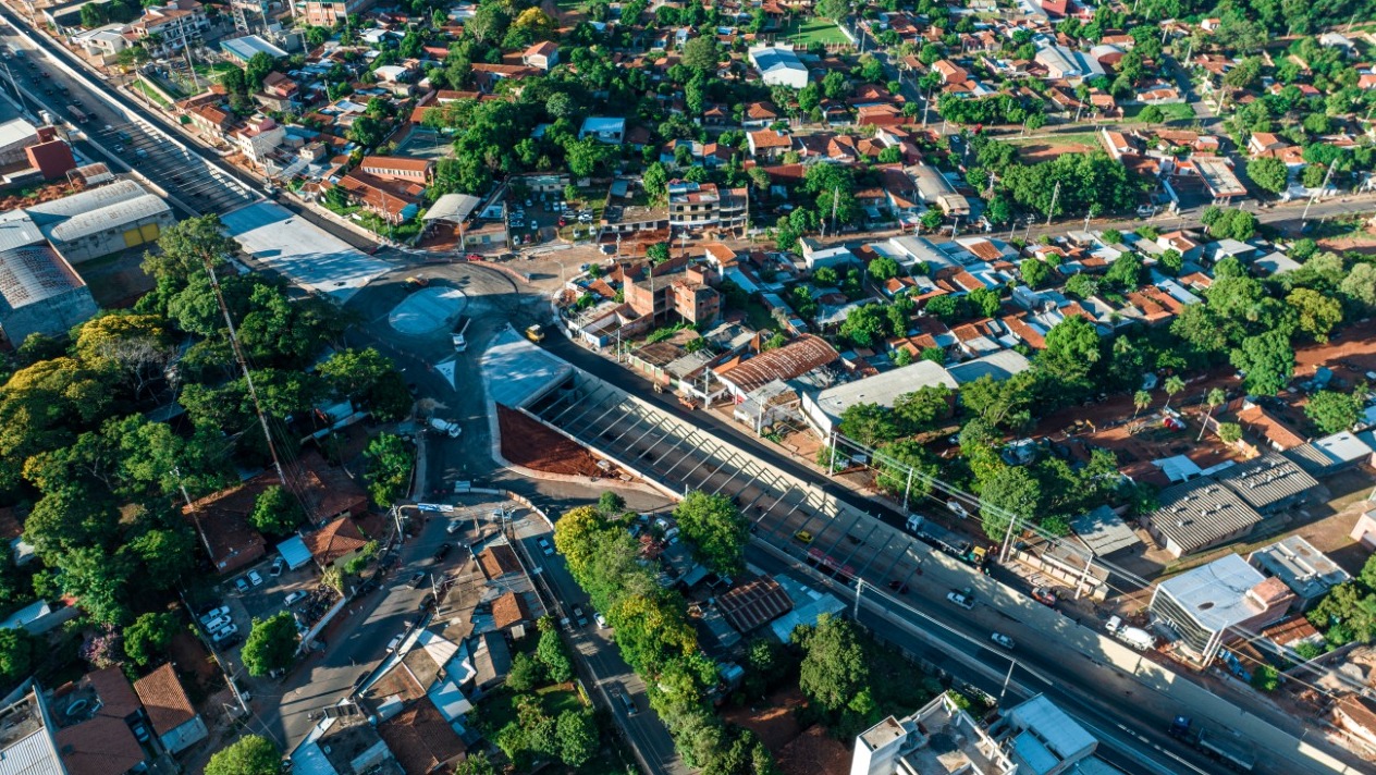 Obras en Tres Bocas. Foto: MOPC.