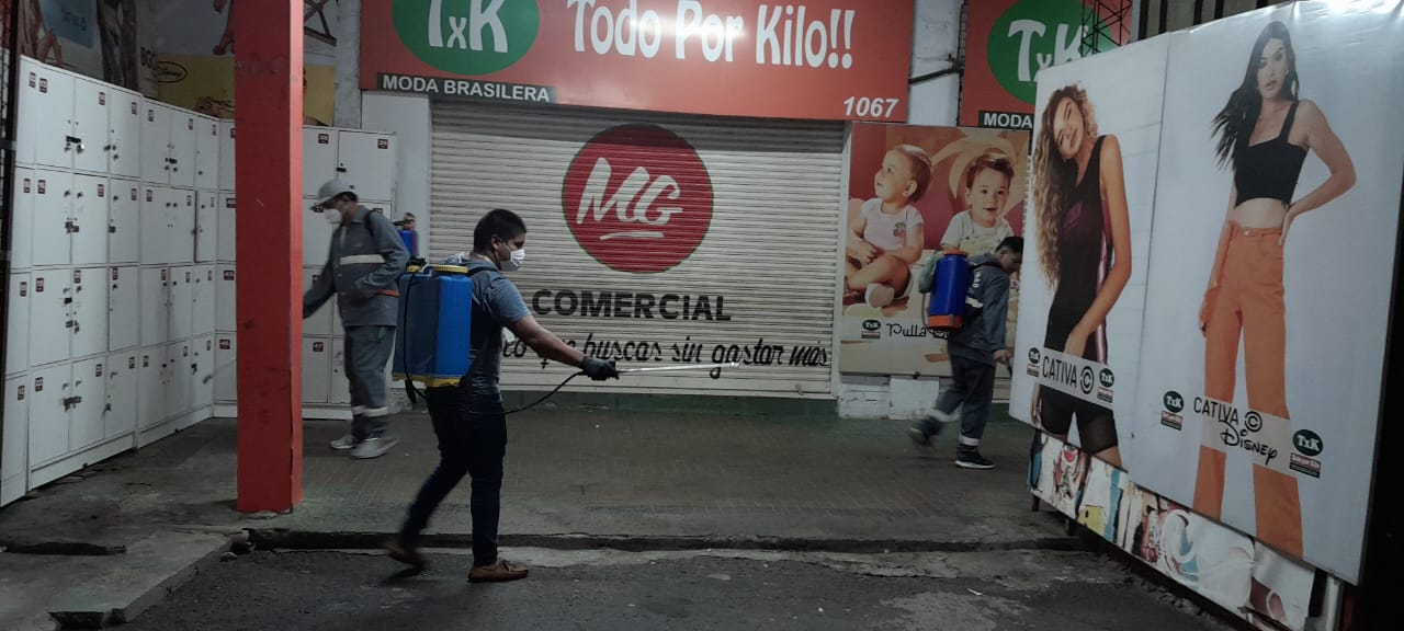 Fumigación en el Mercado 4. Foto: Gentileza.