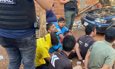 Detenidos en el procedimiento. Foto: Policía Nacional.