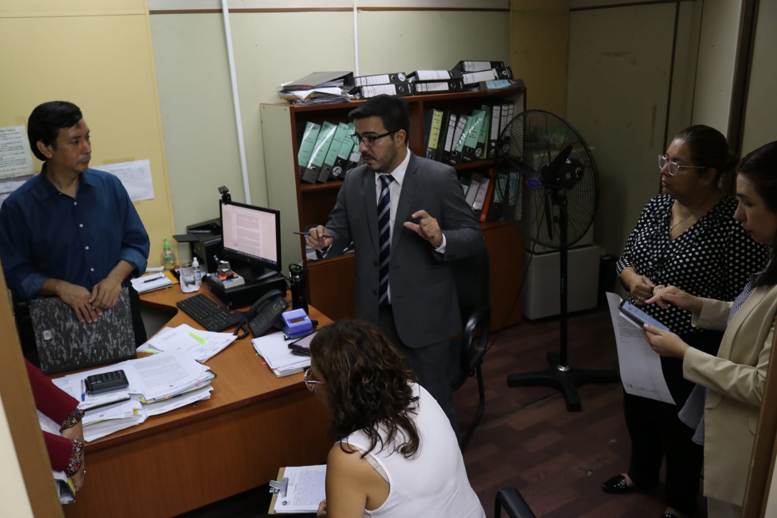 Procedimiento en las oficinas administrativas. Foto: Ministerio Público.