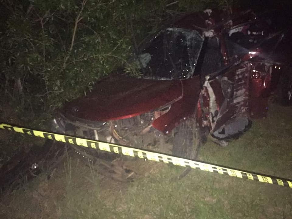 El accidente ocurrió en San Juan Bautista Misiones (Gentileza)