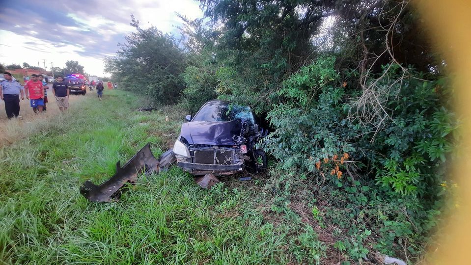 El lamentable suceso ocurrió en Carapeguá. Foto: Bomberos Voluntarios de Carapeguá - CBVC