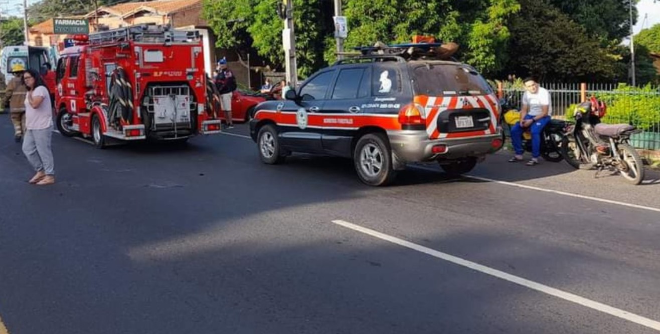 El accidente ocurrió en San Antonio. Foto: Gentileza.