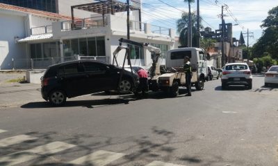 En Asunción rige un estricto control en las calles. (Foto Juan Villalba-Twitter)