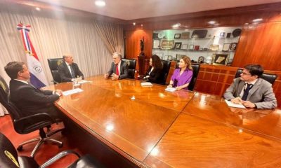 Ministros de la Corte Suprema con representantes de la Unión Europea. Foto CSJ