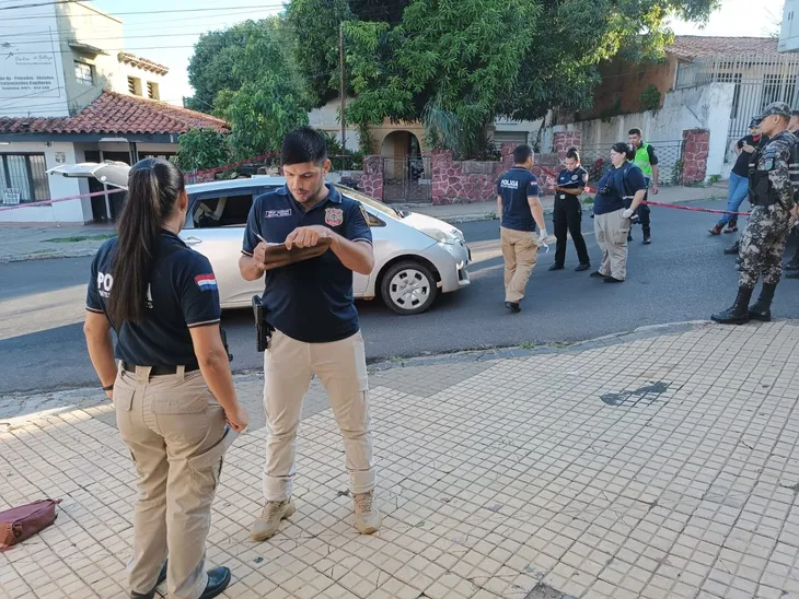 El hecho ocurrió en el barrio Obrero, Asunción. Foto: Gentileza