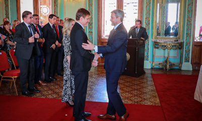 Juan Manuel Brunetti jura como embajador ante Uruguay. Foto: Gentileza