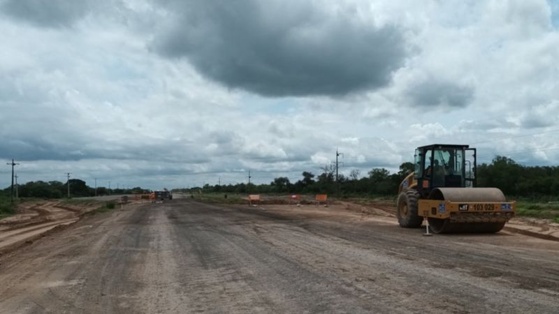 Obras del corredor bioceánico. Foto: BBC Mundo