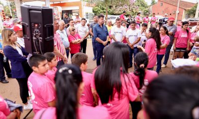 Alegre durante un acto en Caaguazú. Foto:Gentileza