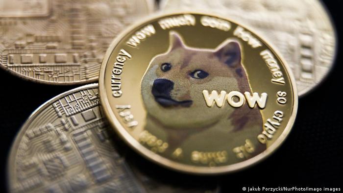 Una imagen de la criptomoneda dogecoin, el mismo perro que ahora aparece en Twitter. Foto: DW.