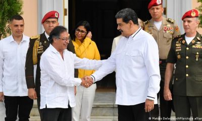 Gustavo Petro y Nicolás Maduro. Foto: DW