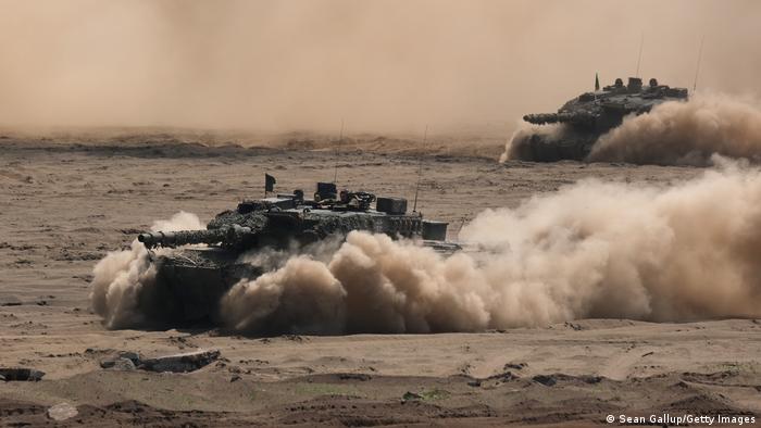 Tanque Leopard 2. Foto: DW