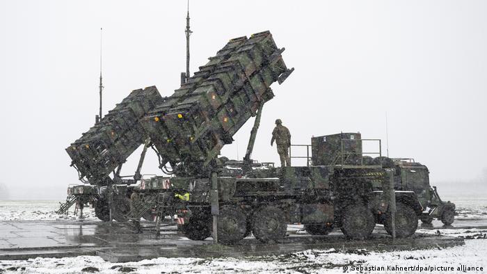 Dos lanzaderas Patriot del ejército alemán. Foto: DW