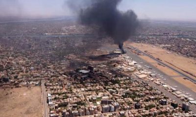 El aeropuerto de Jartum, Sudán, fue atacado. Foto: DW