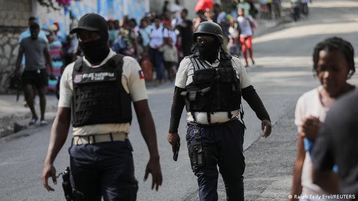 Policías de Haití. Foto: DW