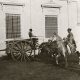 Asunción, 1894. Calle España: carro y jinete en el barro © Auguste François