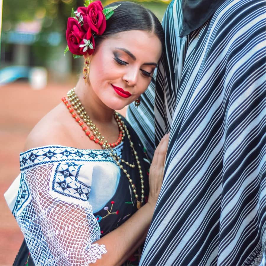 Bailarines de la delegación paraguaya en Puebla, México. Cortesía