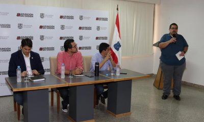 El anuncio se realizó en conferencia de prensa. Foto: Municipalidad de Asunción.