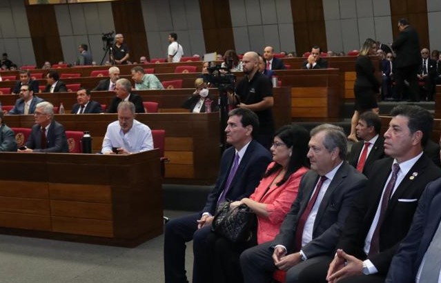 Ministros de la Corte en el Congreso Nacional. Foto: Archivo.