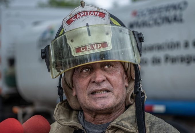 Rubén Valdez, excapitán de los Bomberos Voluntarios. Foto: Gentileza.