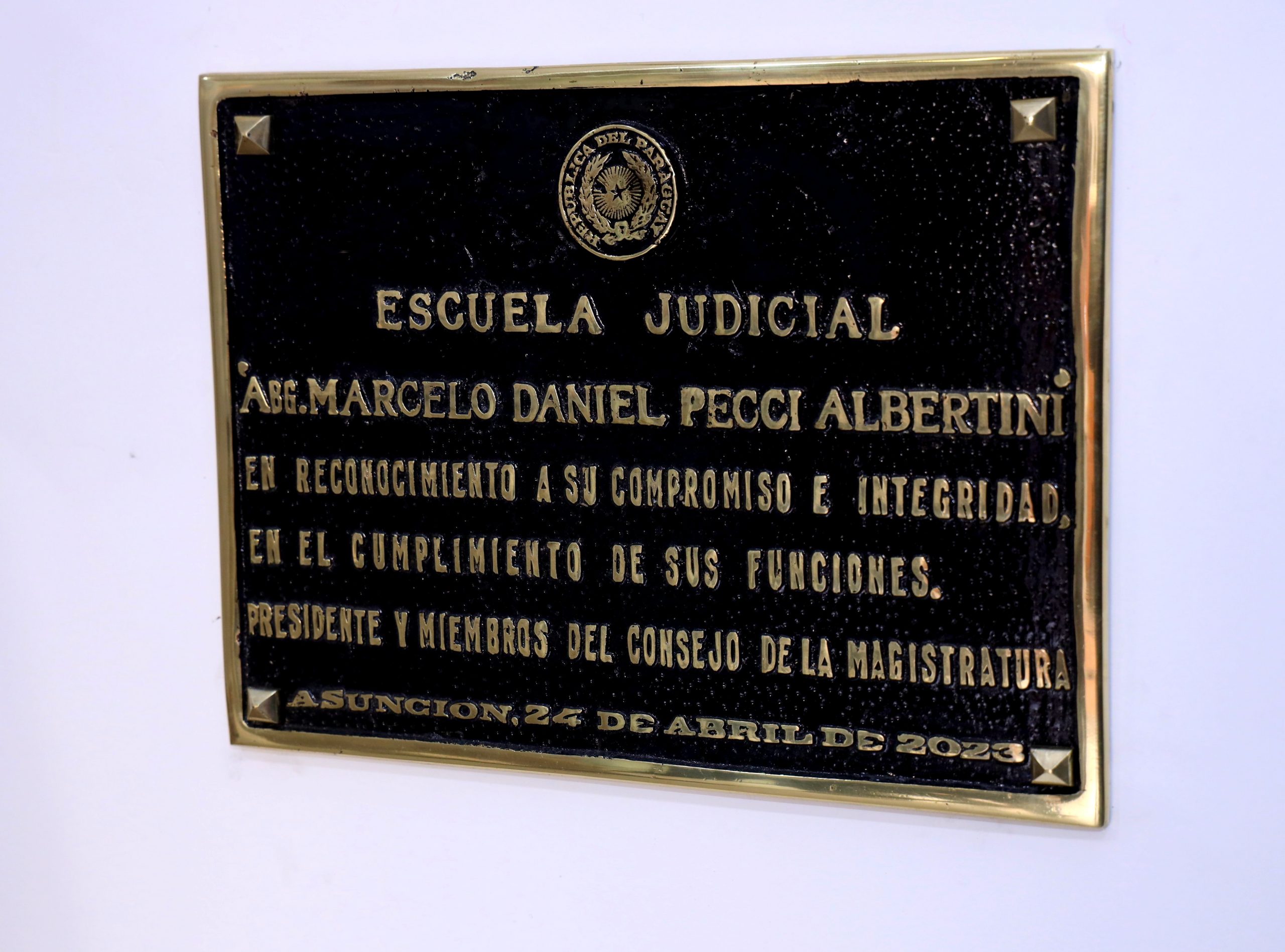 Escuela Judicial "Marcelo Pecci ALbertini". Foto: Gentileza