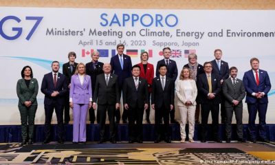 Foto de familia de la reunión de ministros de Energía y Medio Ambiente del G7 en Sapporo.. Foto: DW.