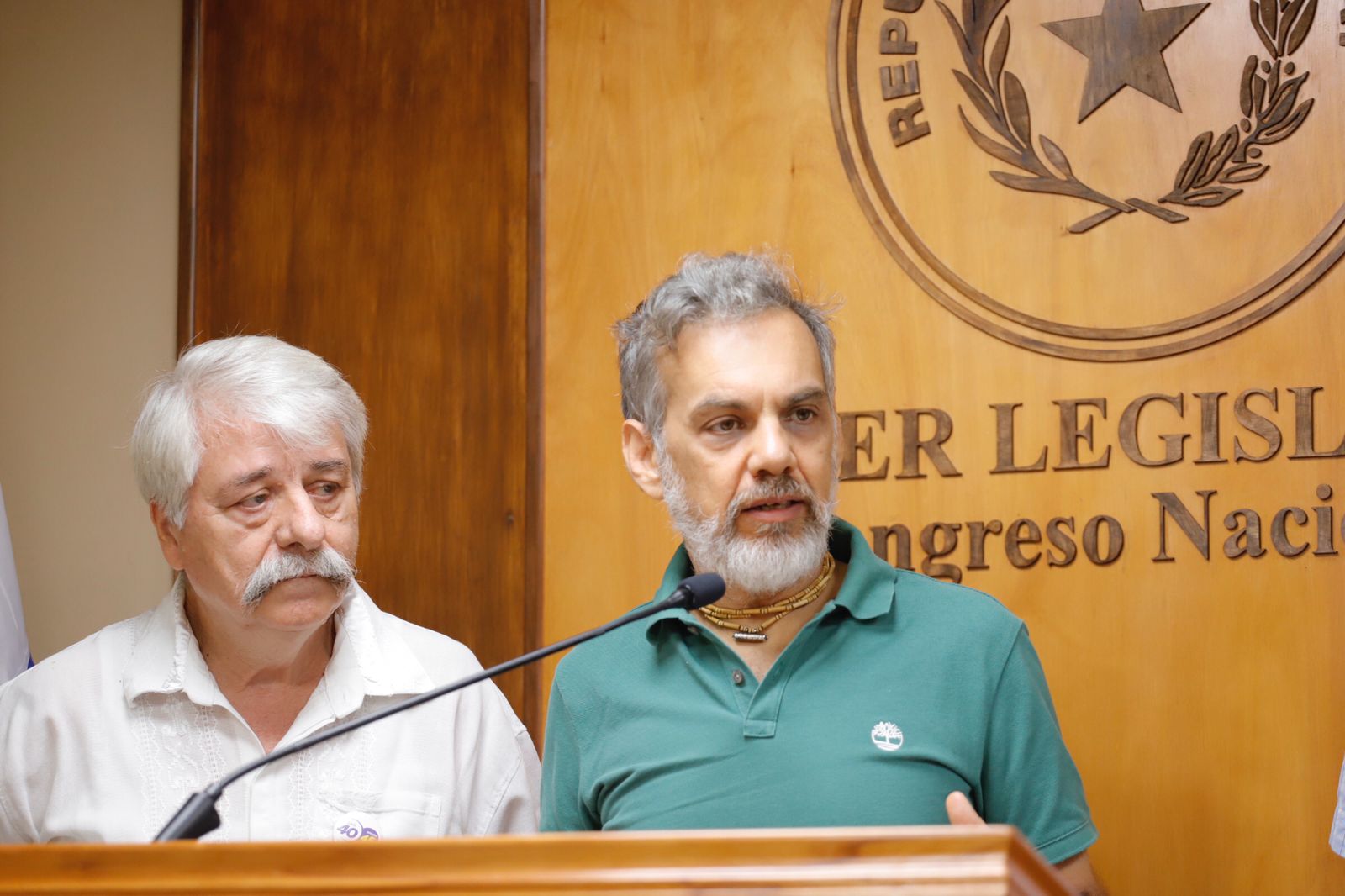 Ricardo Canese y Leo Rubín. Foto: Gentileza