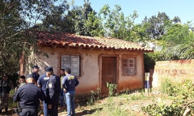 En esta vivienda fue hallado el cuerpo de la niña. Foto: Gentileza.