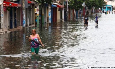 Inundaciones en el puerto de Guayaquil, Ecuador, el 23 de marzo de 2023. Foto: DW