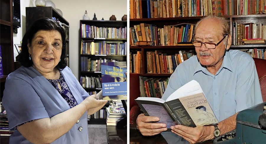 Maribel Barreto y Luis María Martínez, homenajeados en este número. Cortesía