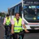 La campaña busca generar conciencia sobre las viviencias de los ciclistas urbanos. Foto: gentileza.