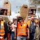 Protesta sindical en la undécima jornada contra la reforma, la semana pasada. Foto: Reuters