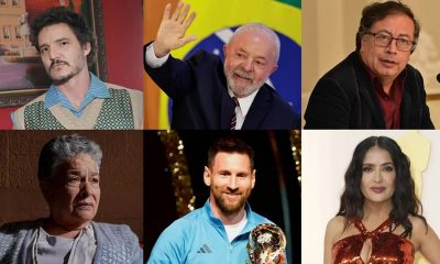 Pedro Pascal, Lula da Silva, Gustavo Petro, María Herrera Magdaleno, Leo Messi y Salma Hayek. Foto: Infobae