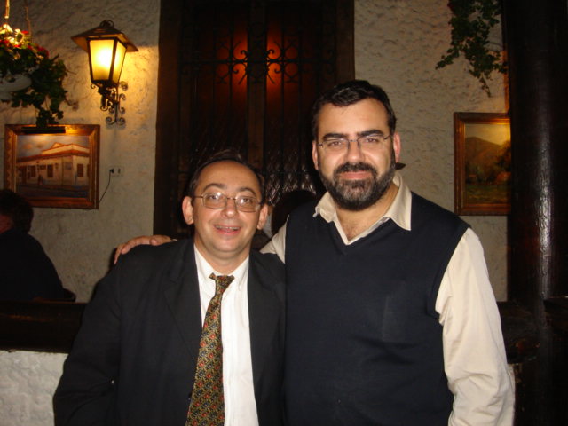 Ricardo Baeza y Benjamin Barán. Foto: Gentileza