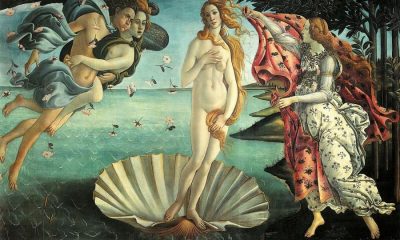 Sandro Botticelli, “El nacimiento de Venus”, ca. 1484. Galeria degli Uffizi, Florencia