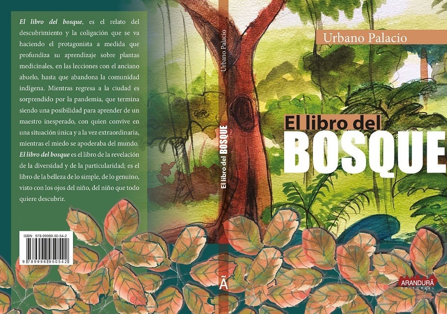 Tapa y contratapa de El libro del Bosque. Cortesía