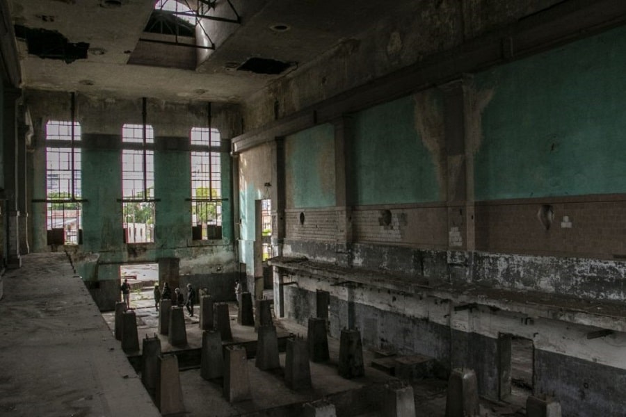 Interior de la Ex Usina Eléctrica de Corrientes. Cortesía