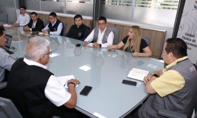 Reunión entre autoridades de la Fiscaía y Justicia Electoral. Foto: Gentileza.