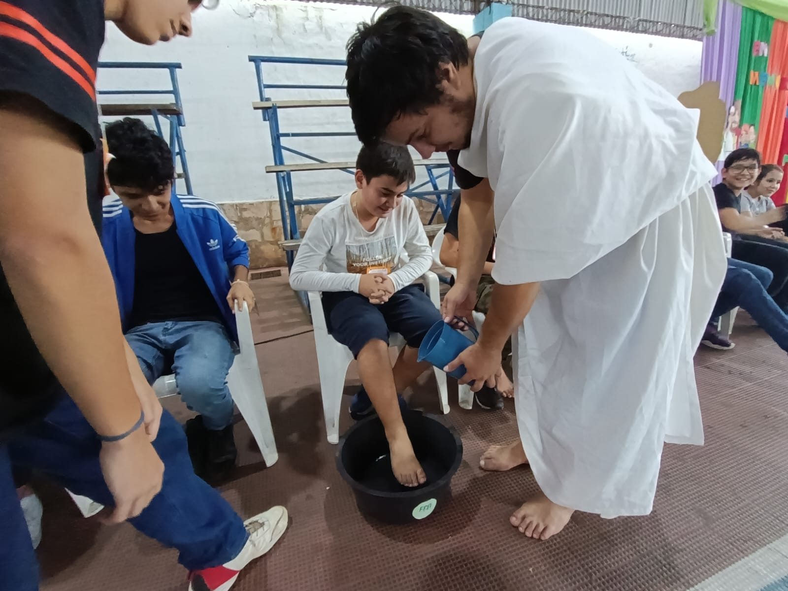 Niños y jóvenes compartieron la "Pascua Sagrado Corazón". Foto: Salesianito.